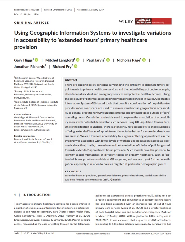 Publication front page