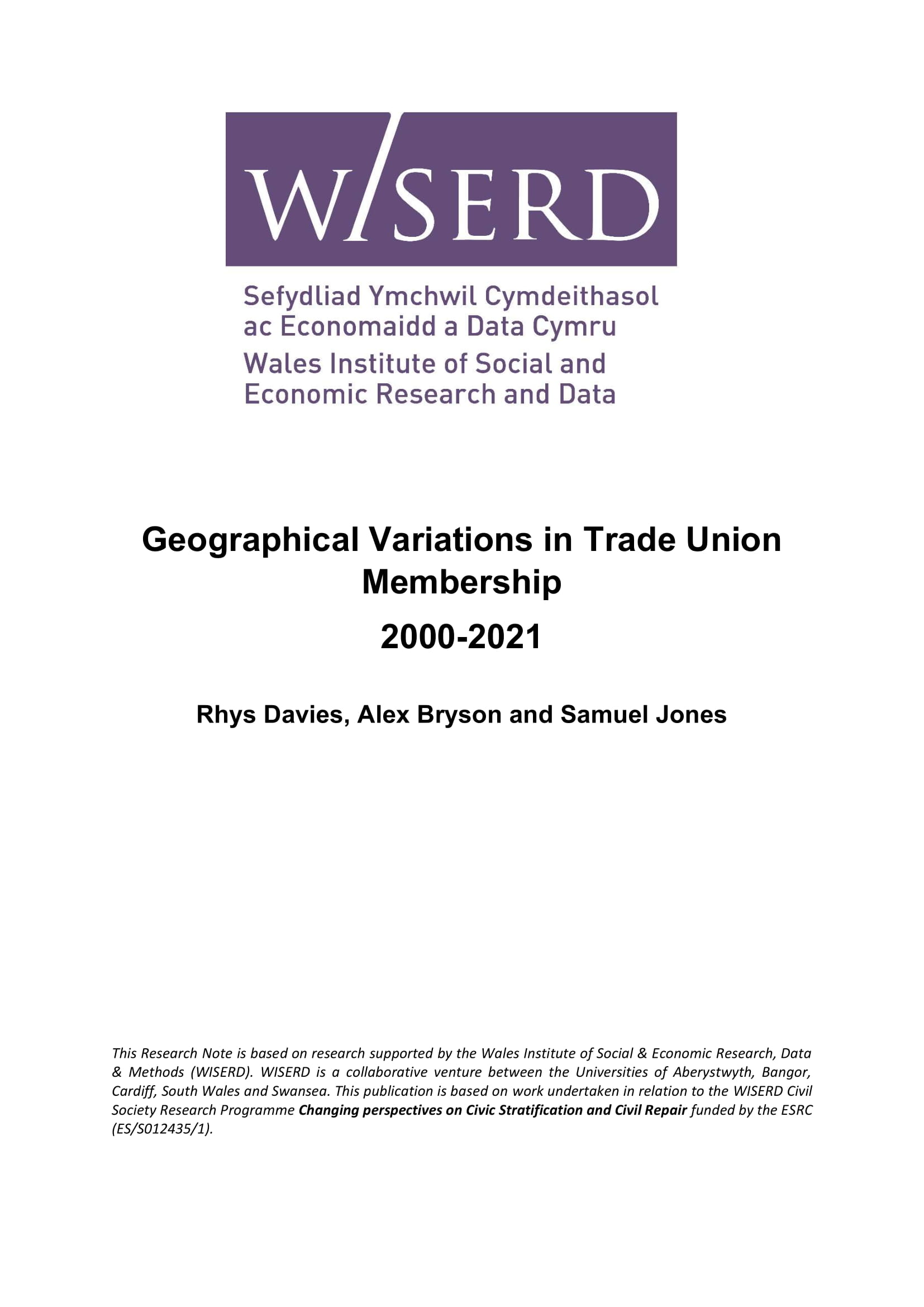 Report cover
